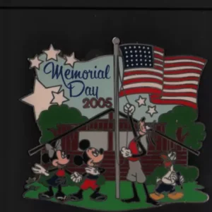 Disney World 2005 Patriotic Flag Raising Memorial Day Cast Exclusive