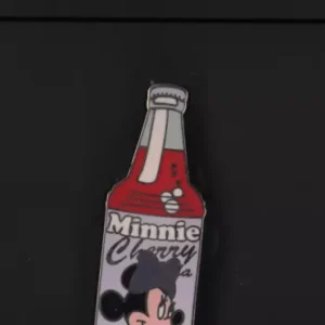 Disney Pin 75118 DLR 2010 Hidden Mickey Soda Bottle Minnie Mouse Cherry Pop
