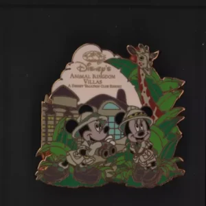 Dvc Animal Kingdom Lodge Villas Mickey And Minnie - Disney Pin 56197