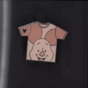 Disney Piglet T-shirt Hidden Mickey Pin
