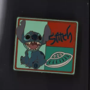 2005 Stitch And Ufo From The Lilo And Stitch Lanyard  Disney Pin