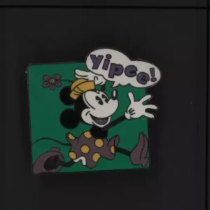 Disney Cast Lanyard Series Words Yipee Minnie Mouse Pin 30235