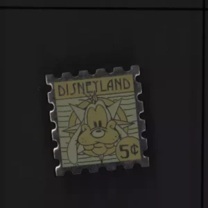 Disneyland Resort Hotel Hidden Mickey Collection Stamp Goofy 5 Cent Pin