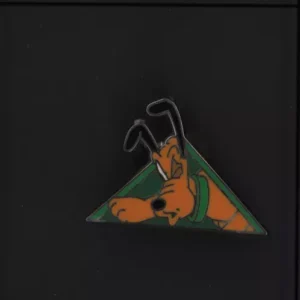 Disney Pluto Face in Triangle Pin