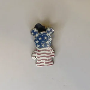 Disney Vinylmation Mystery Pin   Holiday #1  American Flag Pin
