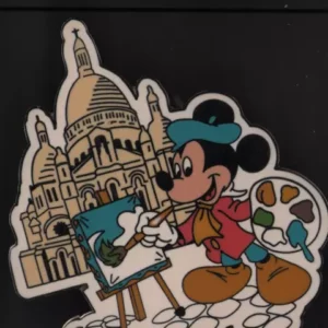 DISNEY DLRP LANDMARK SERIES SACRE COEUR MICKEY PAINTING  PIN
