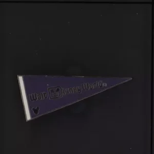Walt Disney World Purple Banner Hidden Mickey #5 Of 5 Trading Pin