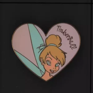 Disney Pin Trading Tinker Bell in Pink Heart - Cast Exclusive LE 3000