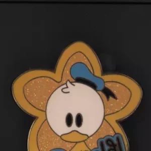 Disney Pin 54724 Donald Duck Cutie Cuties Yellow Glitter Star Limited