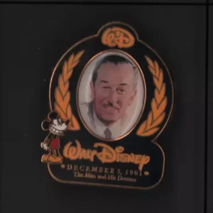 Disney Wdw Walt's 100TH Birthday Mickey Mouse Walt the Man and His Dreams Pin