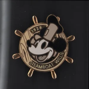 Steamboat Willie Mickey Dated 1928 Authentic Disney Pin