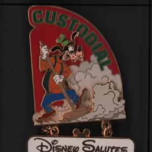 Goofy Disney Salutes Custodial Pin 10234 Cast Exclusive