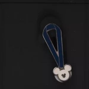 Disney Pin 2010 Hidden Mickey 1 Of 5 Black Lanyard Ribbon Wdw Pin