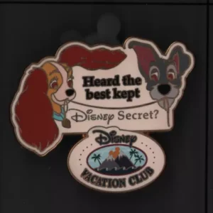 Disney Pin 57291 Lady And The Tramp Disney Vacation Club Dvc Best Kept