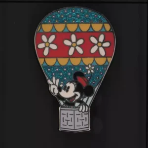 Disney Parks Pin Hot Air Balloon Mystery Adventure Is Out There Minnie