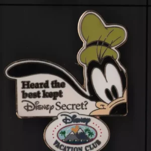 Disney Pin 42322 DVC Heard the Best Kept Secret Disney Vacation Club Goofy 2005