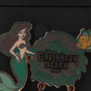 Disney Wdw Happy Holidays 2004 Caribbean Beach Resort Ariel & Flounder