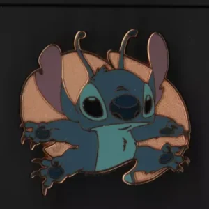 Disney Pin Cast Lanyard Series Wdw Stitch Rare Leaf Gold