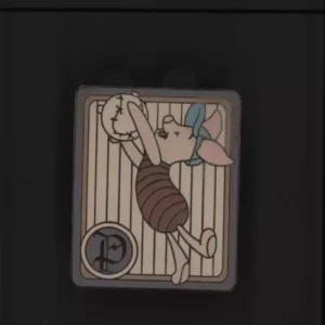 Disney Wdw Lanyard Pin Series Winnie The Pooh Piglet Baseball Card Pin