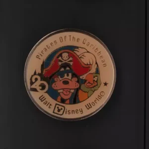 Disney Pin ~ WDW 20th Anniv '91: Pirates of the Caribbean (Goofy) (#1405)     C4