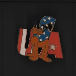 WDW 2002 Cast Lanyard Series Pluto USA Disney Pin 17166