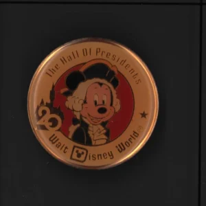 Wdw 20th Anniversary Mickey Hall Of Presidents Pin