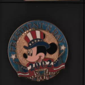 2002 Disney Pin 12 Months Of Magic Mickey Mouse 3d President's Day