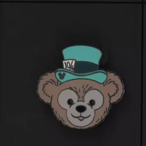 MAD HATTER Duffy's Hats Teddy Bear Hat 2013 Hidden Mickey Disney Pin 95121