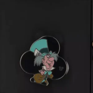 4 Disney Mad Hatter Pin Alice Wonderland Hidden Mickey Club Card Teapot Cup Ride