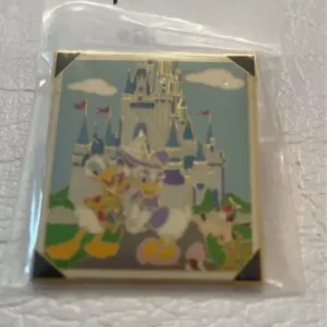 Disney Daisy Donald and Goofy Castle Pin