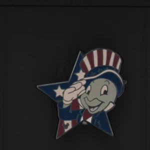 Disney Jiminy Cricket Patriotic Star Trading Pin Hidden Mickey 71039 DLR 2009