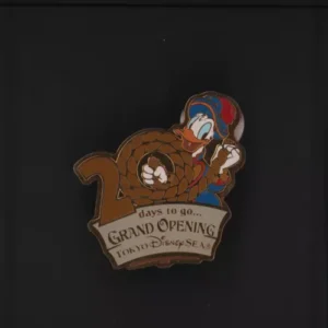 Disney Tokyo SEA Grand Opening  20 Days until Grand Opening Pin