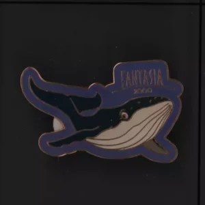 Rare Wdw Disney Fantasia 2000 Whale Pin Kg