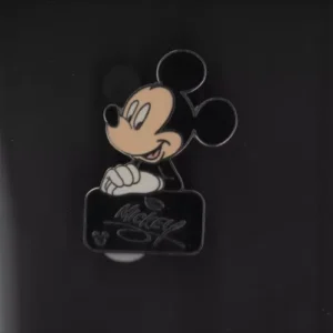 Mickey Mouse Disney Pin Autograph Black Cast Lanyard With Hidden