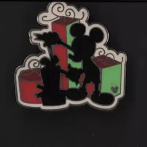 Hidden Mickey Christmas Silhouette Mickey Mouse Disney Pin 66276