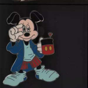 Disney - Mickey Mouse Slow Morning Pajamas Pin - Robe Sleepy Coffee - 65715