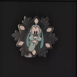 Disney Dlr 2007 Hotel Hidden Mickey Snowflake  Pluto Pin