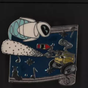 Disney Date Nite at Disneyland  Dancing Scroll  Wall-E  Eve DLR Pin