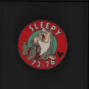 Sleepy Magic Kingdom Parking Sign Pin - Disney Cast Lanyard - Wdw