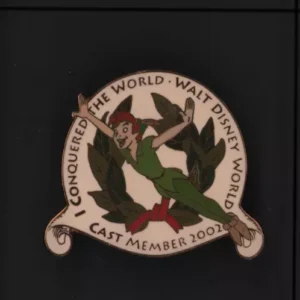 WDW LE Peter Pan I Conquered The World Cast Disney Pin (A2)