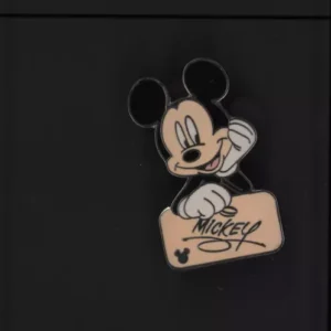 Disney Pin HM Mickey’s Autograph Flesh Tone - Cast Lanyard  4 - 4 of 5