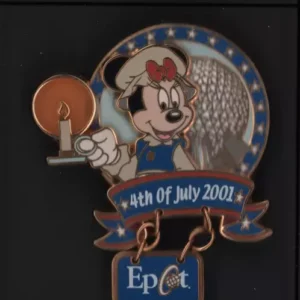 Disney Trading Pins 5673 Epcot - 4th Of July 2001 (minnie Mouse)