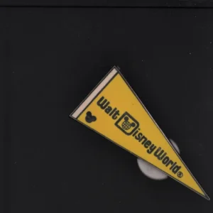 Disney Collectible Pin - Walt Disney World Pennant - Yellow - (#75155) 2010