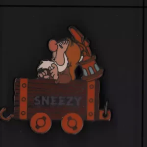 Disney Snow White Happy Train Mine Cart With Sneezy