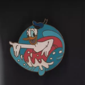 Wdw - Cast Lanyard  - Inner Tube Donald Duck Disney Pin 12825