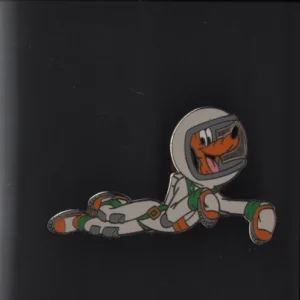 DISNEY DLR PLUTO ASTRONAUT IN SPACE SUIT RARE 1998 ATTRACTION  PIN