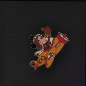Disney Flex Travel Company Mickey Mouse Airplane Pin