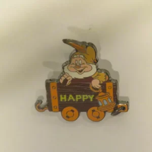 Disney Happy Snow White Seven Dwarfs Mine Car Train 100 Years of Dreams Pin