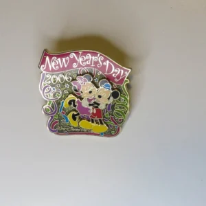 Walt Disney World 2006 - Year's Day Mickey & Minnie Mouse Pin - Le Of