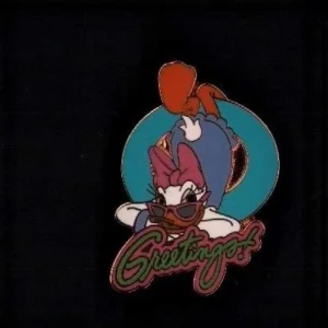 Daisy Duck on Inner Tube Greetings Visit Sunny Florida LE OC Pin ...